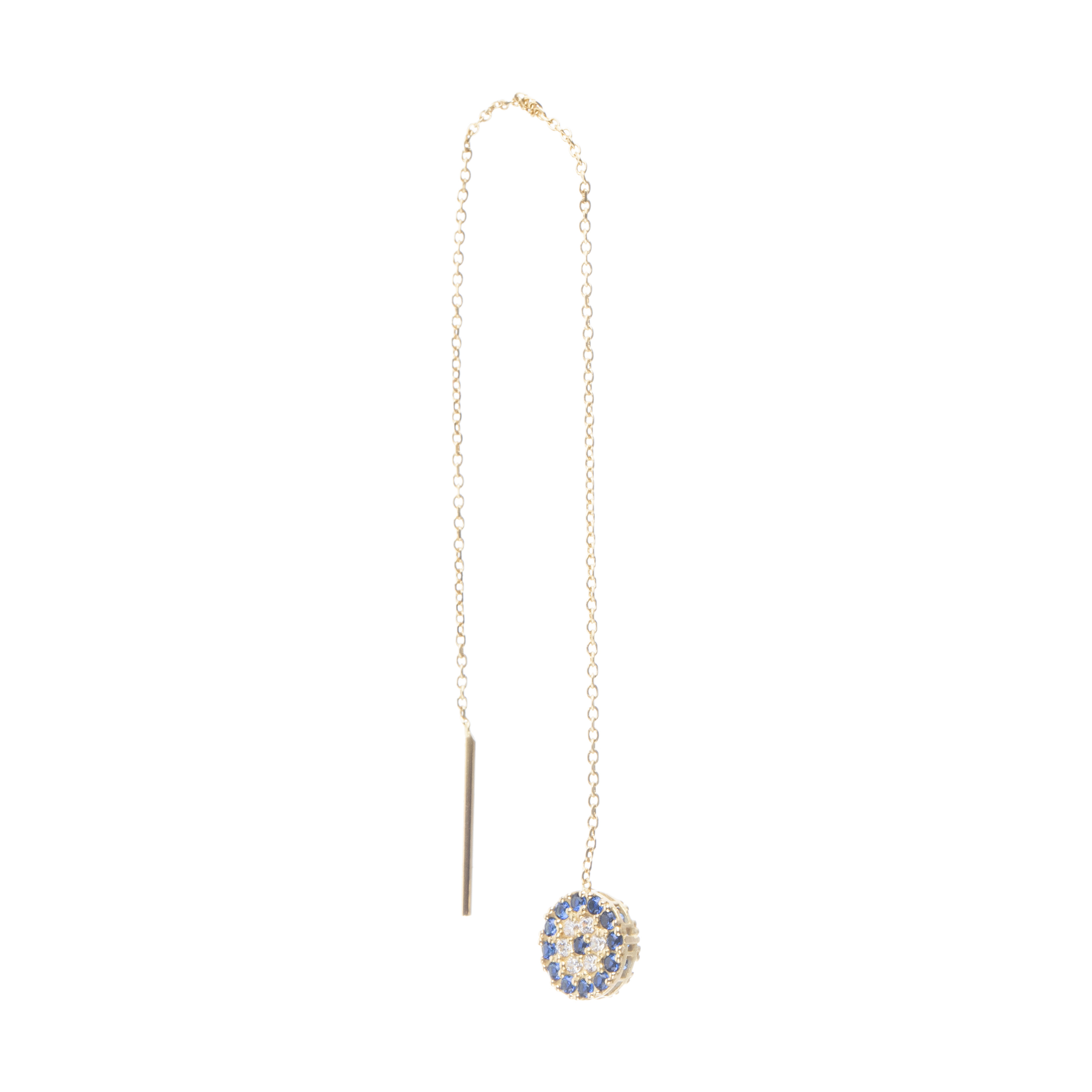 گوشواره طلا 18 عیار زنانه میو گلد مدل GD509 