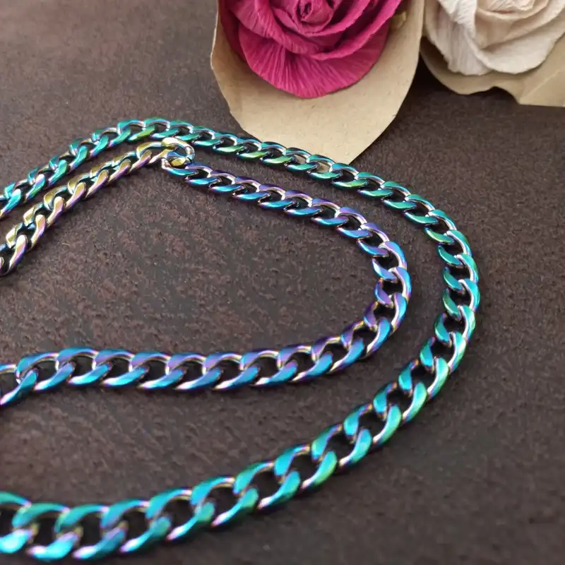 زنجیر زنانه مدل اسپرت هولوگرامی