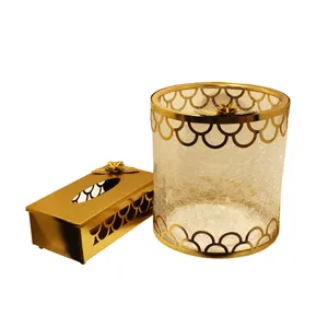 ست سطل و جای دستمال کاغذی مدل M.H1005