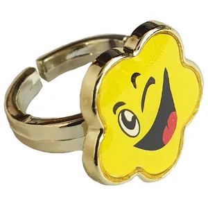 انگشتر دخترانه طرح استیکر کد 05
