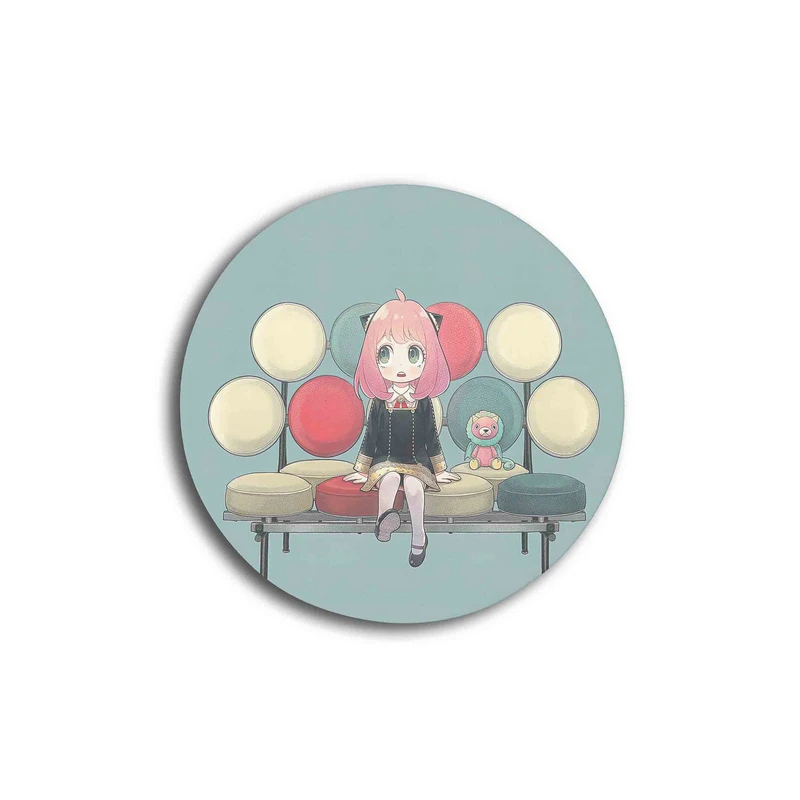 زیر لیوانی مدل انیمه آنیا خانواده اسپای کیوت کد 152 Spy × Family