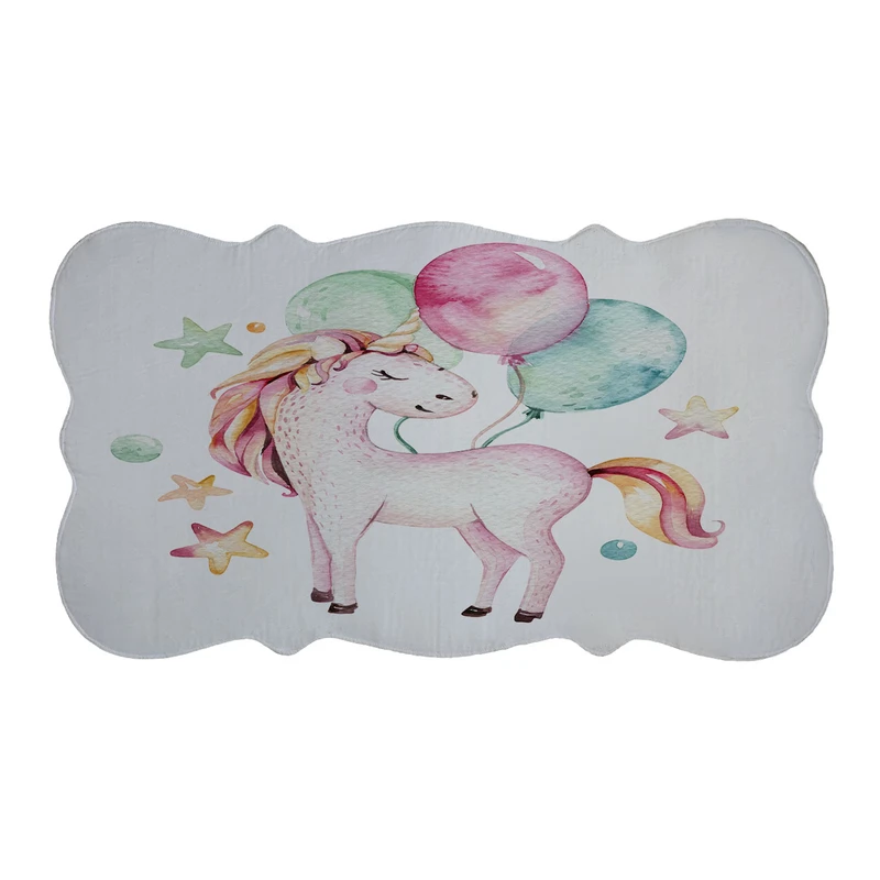  پادری مدل دالبر طرح اسب تک شاخ کد 6059 سایز 110×60 سانتی متر