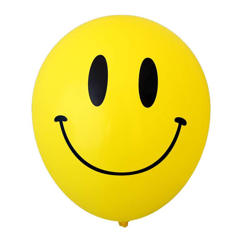 بادکنک مدل Smile Face کد 11506 بسته 8 عددی