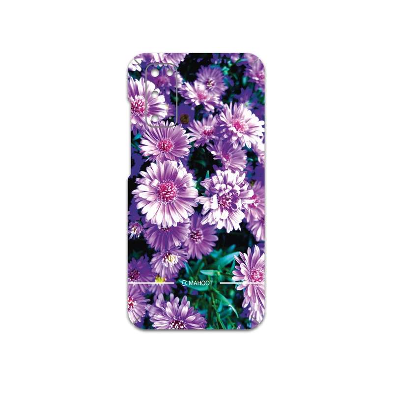 برچسب پوششی ماهوت مدل Purple-Flower مناسب برای گوشی موبایل سامسونگ Galaxy S20