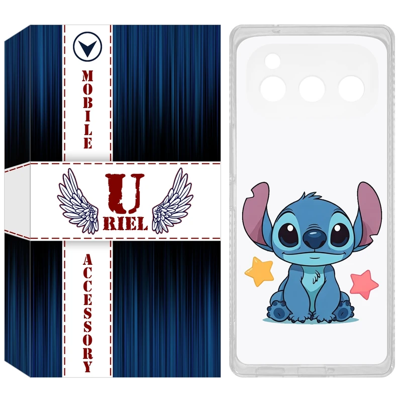 کاور یوریل مدل Clear کد 70 طرح استیچ مناسب برای گوشی موبایل داریا Bond