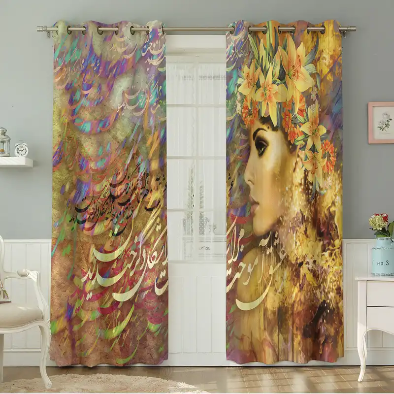 پرده نیروانا طرح مدرن   مدل مخمل کد 5151 سایز 140×280 سانتی متر