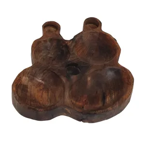 اردو خوری مدل چوبی راش طرح چهار خانه کد 001