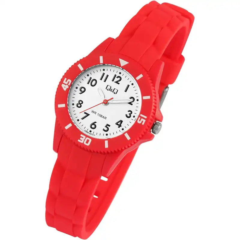 ساعت مچی عقربه ای بچگانه کیو اند کیو مدل V26A-001VY