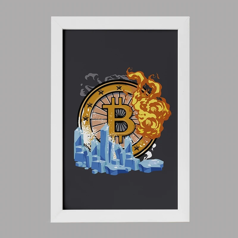 تابلو خندالو مدل بیت کوین (Bitcoin) کد F2735