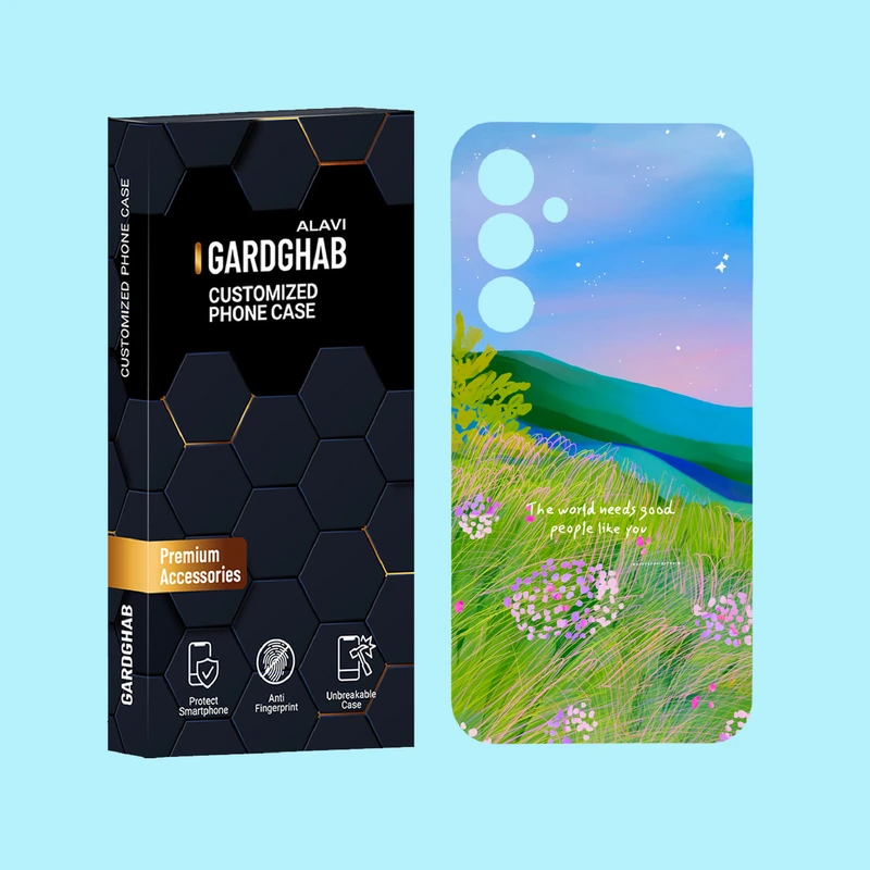 کاور گارد قاب علوی مدل منظره و طبیعت مناسب برای گوشی موبایل سامسونگ Galaxy A55