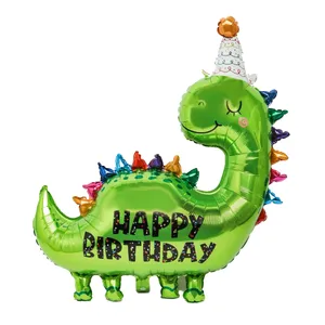 بادکنک فویلی مدل دایناسور کلاه دار کد DB2