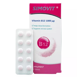 قرص  ویتامین ب12 سیموویت سیمرغ دارو - 1000 میلی گرم بسته 30 عددی