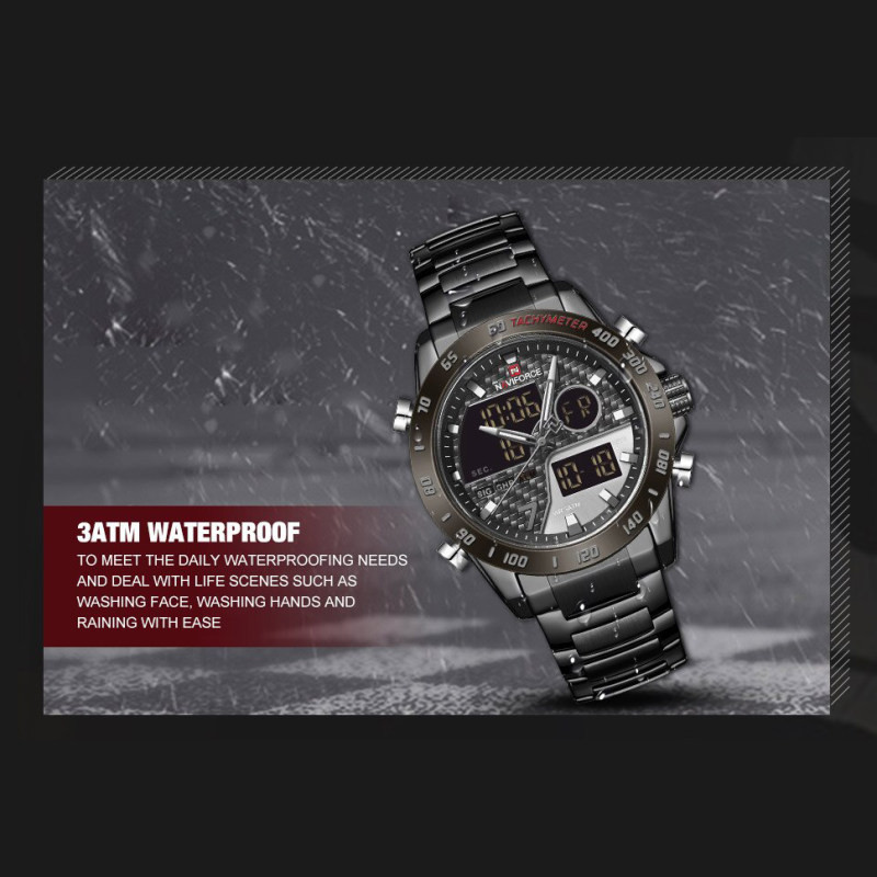 ساعت مچی عقربه‌ای مردانه نیوی فورس مدل nf9171