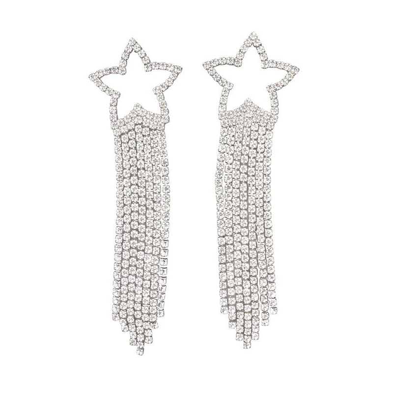 گوشواره میخی زنانه مدل ستاره ای