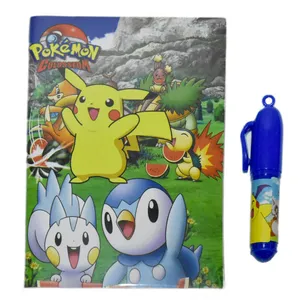 دفتر یادداشت 80 برگ طرح pokemon کد 259 به همراه خودکار