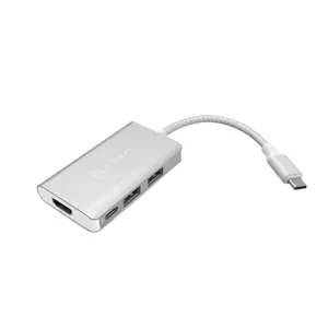 هاب 4 پورت USB-C آدام المنتس مدل Casa A01m