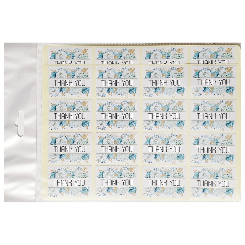 برچسب مدل THANK YOU بسته 2 عددی