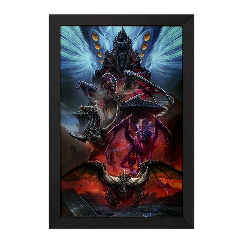 تابلو خندالو مدل بازی شکارچی هیولا (Monster Hunter) کد 33282