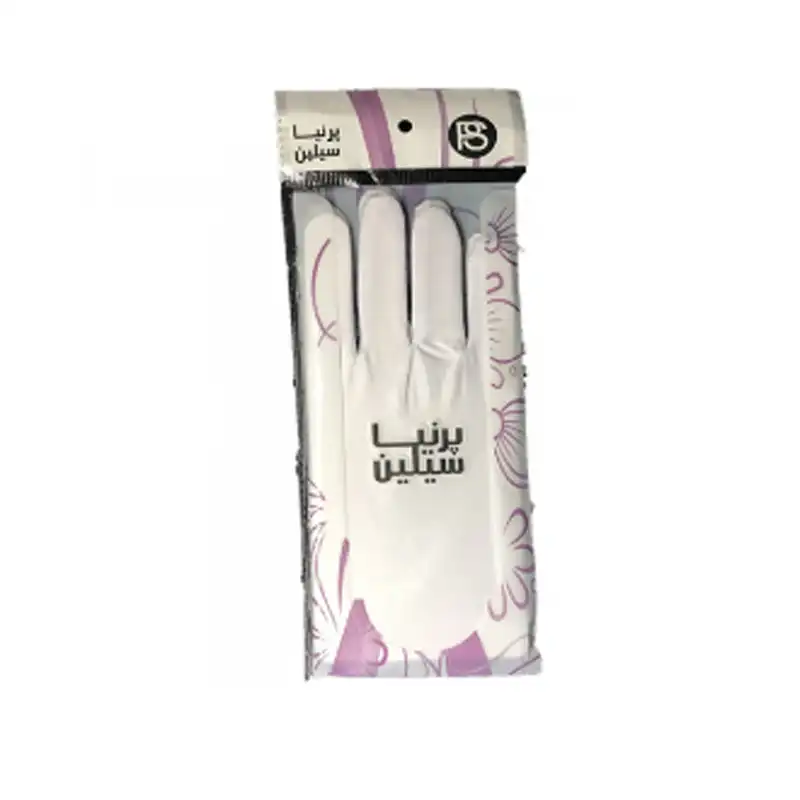 دستکش زنانه پرنیان سیلین مدل f54 بسته ۴ عددی