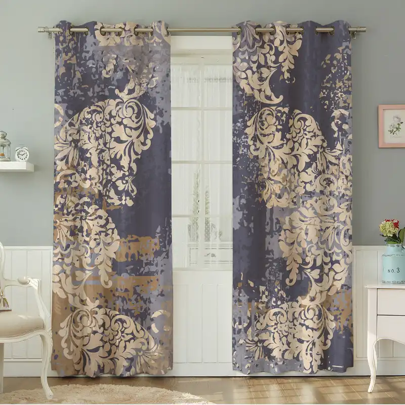 پرده نیروانا طرح مدرن مدل مخمل کد 9074 سایز 140×280 سانتی متر