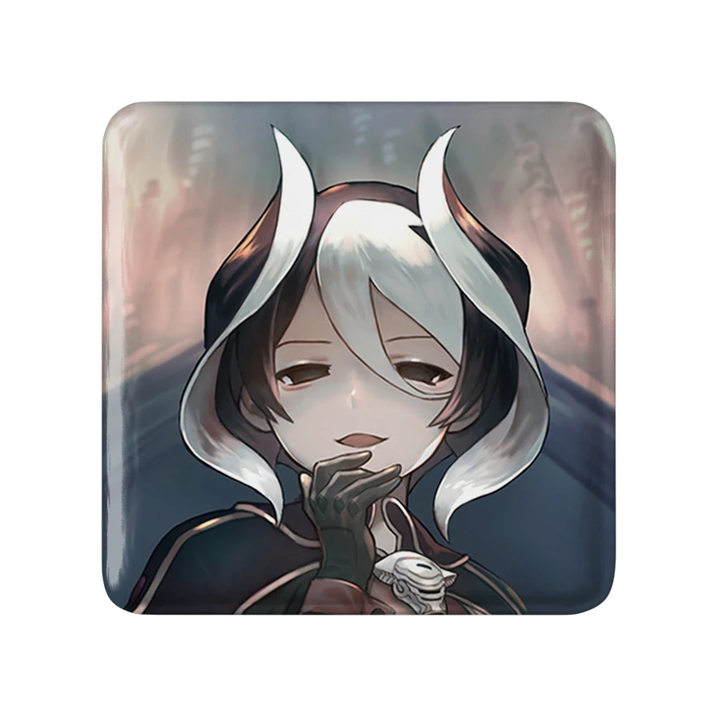 مگنت خندالو طرح اوزن انیمه ساخته شده در پرتگاه Made in Abyss  مدل مربعی کد 22121