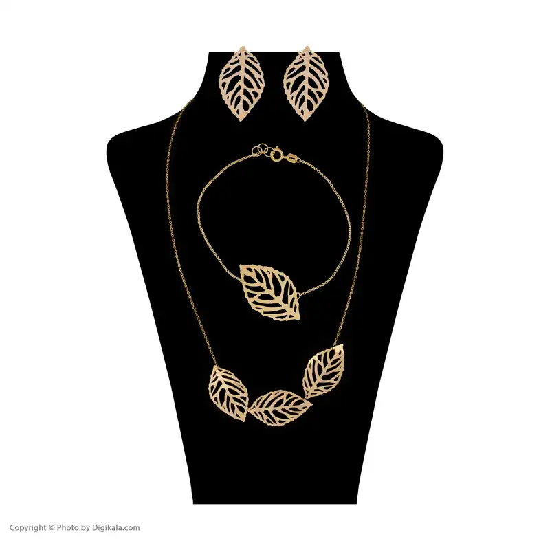 نیم ست طلا 18 عیار زنانه مایا ماهک مدل MS0480