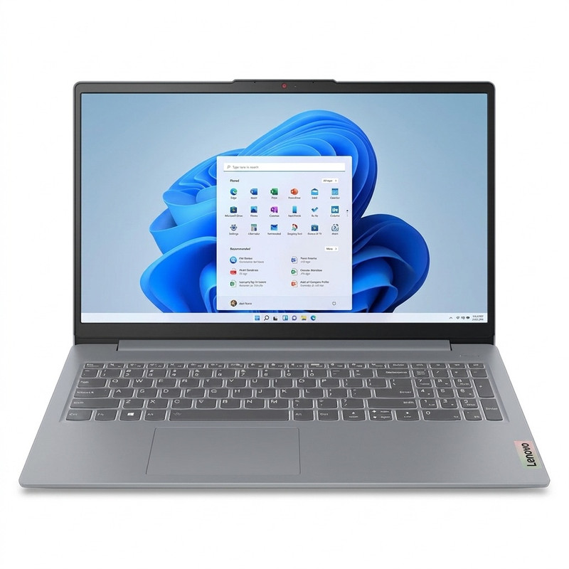 لپ‌تاپ 15.6 اینچی لنوو مدل IdeaPad Slim 3 15IAN8 با پردازنده Core i3-N305، رم 8 گیگابایت LPDDR5، حافظه SSD با ظرفیت 128 گیگابایت، نمایشگر Full HD مات با پنل TN، باتری 47 وات‌ساعتی و سیستم‌عامل Windows 11