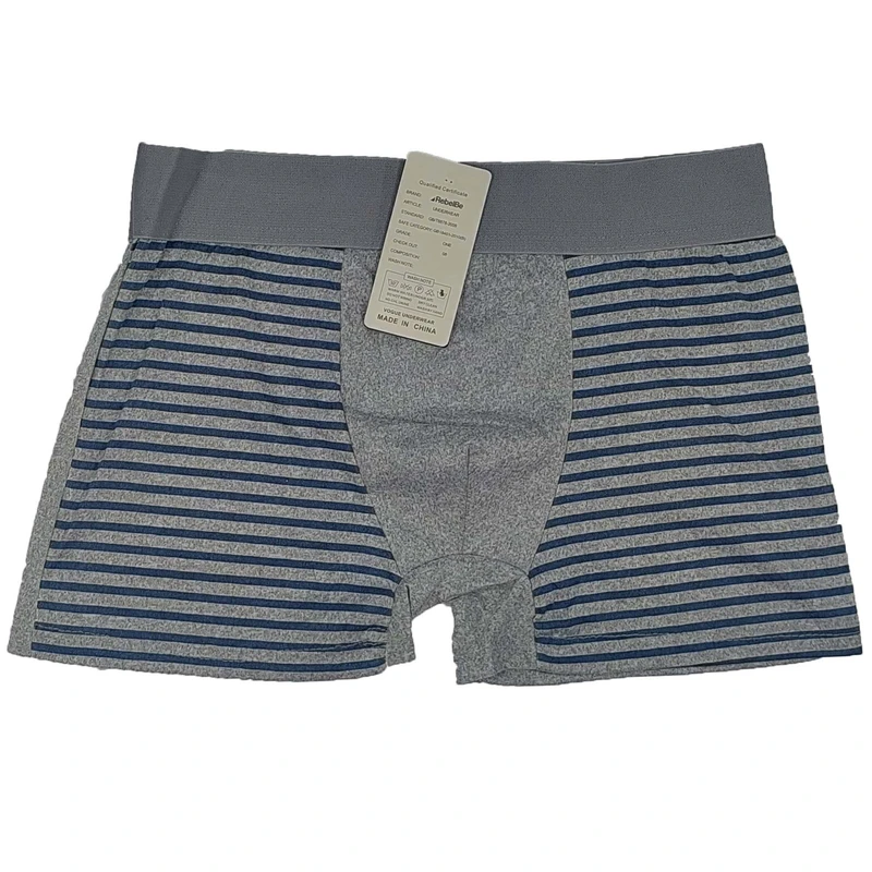 شورت مردانه مدل پادار ملانژ ربل کد 1020