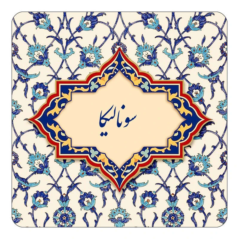 مگنت کاکتی طرح اسم سونالیکا مدل اسلیمی کد mn85460