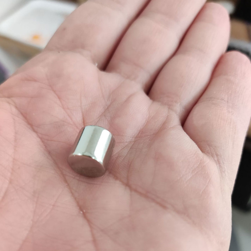 آهن ربا مدل نئودیمیوم استوانه D10x10mm بسته 8عددی