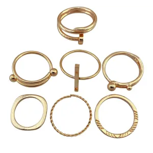 انگشتر زنانه مدل R4170 مجموعه 7 عددی