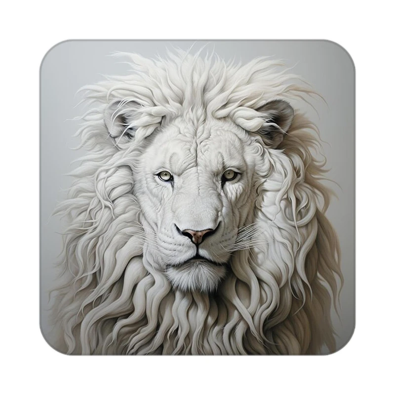 زیر لیوانی کاکتی طرح شیر مدل mp24328