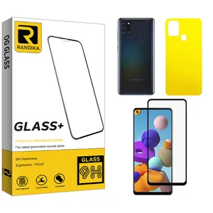 Randika Randika Screen Protector For samsung a21s With Back Protector