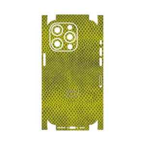 MAHOOT Yellow Snake Skin-FullSkin Cover Sticker for Apple iPhone 14 Pro