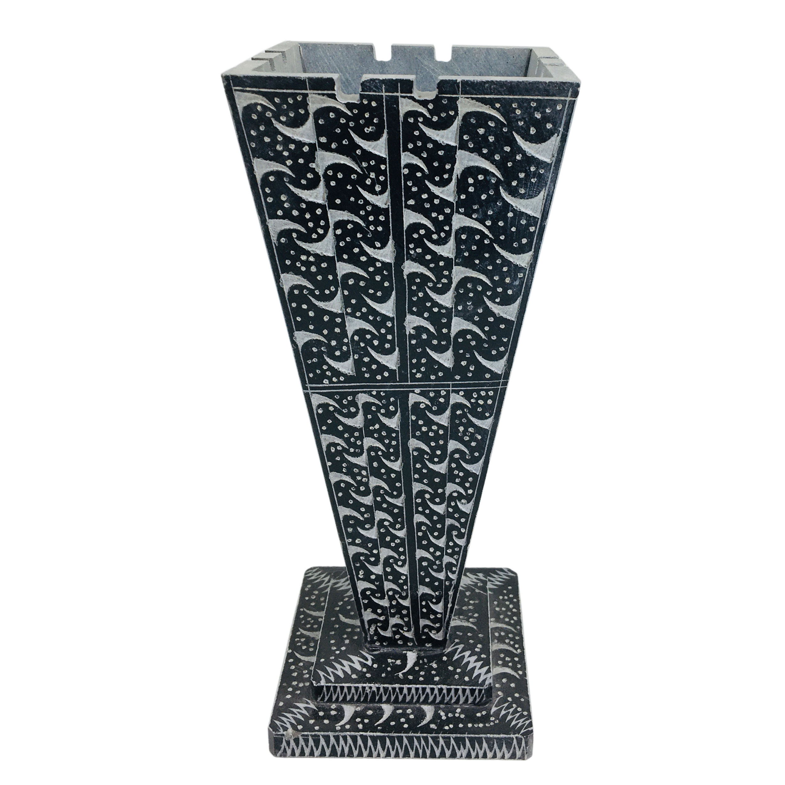 گلدان سنگی طرح طنابی کد FSP516