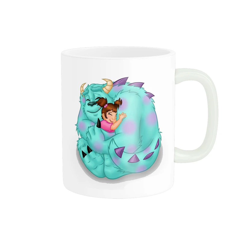 ماگ پادآفرین مدل کارتون کارخانه هیولاها طرح سالیوان و بو کد p3705