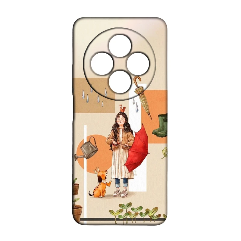 کاور طرح دخترانه کد 277 مناسب برای گوشی موبایل شیائومی Redmi 14C