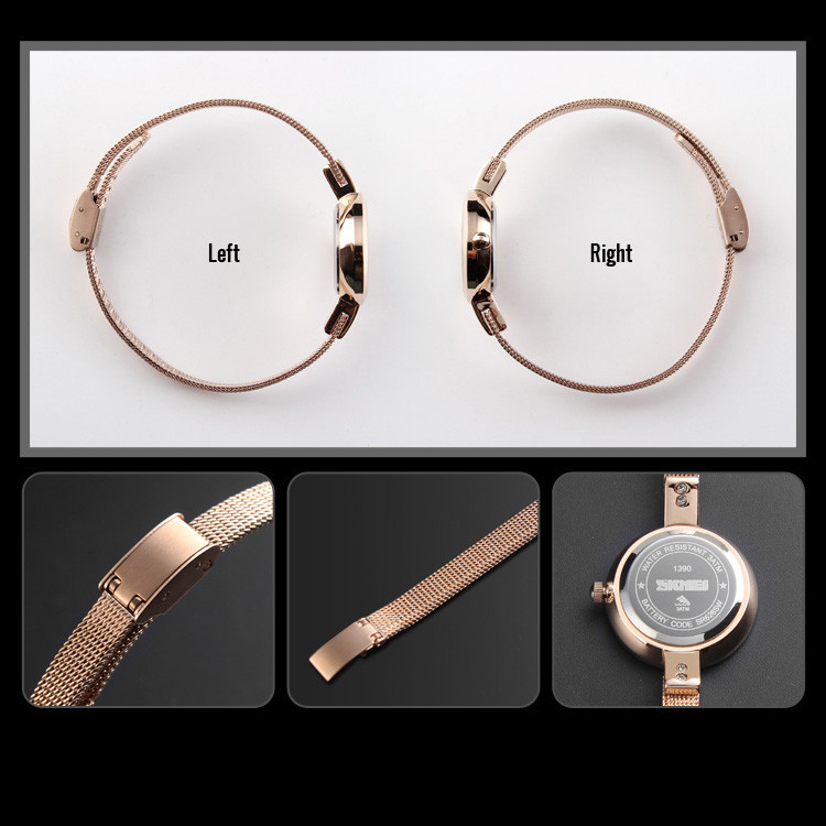 ساعت مچی عقربه ای زنانه اسکمی مدل 1390RG