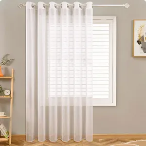 پرده مدل پانچ حریر شاین کلاسیک سایز 150x280 سانتی متر