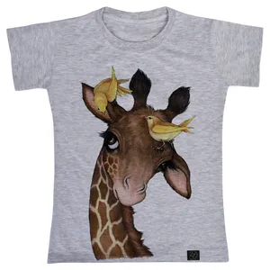 تی شرت دخترانه 27 مدل زرافه کد G82