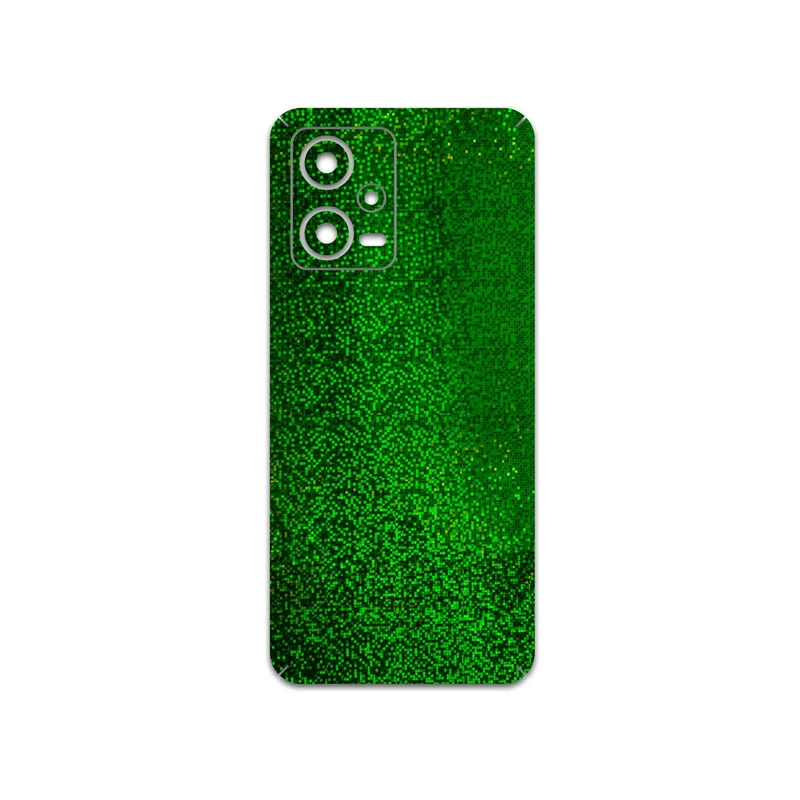 برچسب پوششی ماهوت مدل Green-Holographic مناسب برای گوشی موبایل شیائومی Redmi Note 12 5G