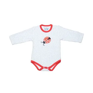 بادی آستین بلند نوزادی مدل Panbe122-10