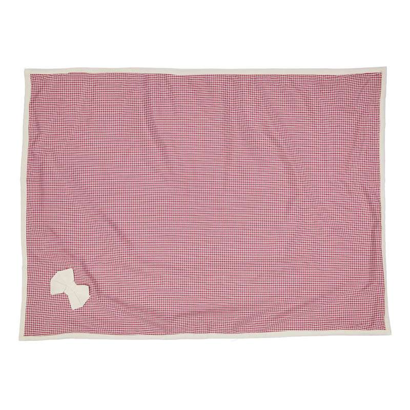 سفره ۴ نفره مدل چهارخانه پارچه ای دورو