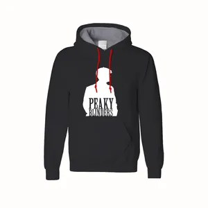 هودی مردانه مدل پیکی بلایندرز کد PH22 رنگ مشکی