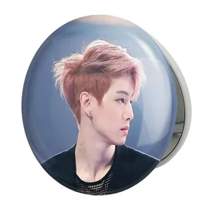 آینه جیبی خندالو طرح مارک گروه گات سون GOT7 مدل تاشو کد 21016 