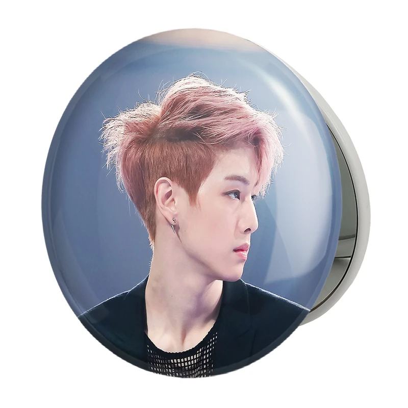 آینه جیبی خندالو طرح مارک گروه گات سون GOT7 مدل تاشو کد 21016 