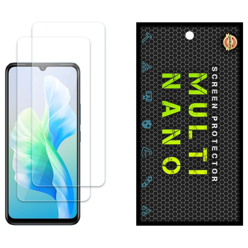 محافظ صفحه نمایش مولتی نانو مدل X-S2N مناسب برای گوشی موبایل ویوو V23e 5G بسته دو عددی