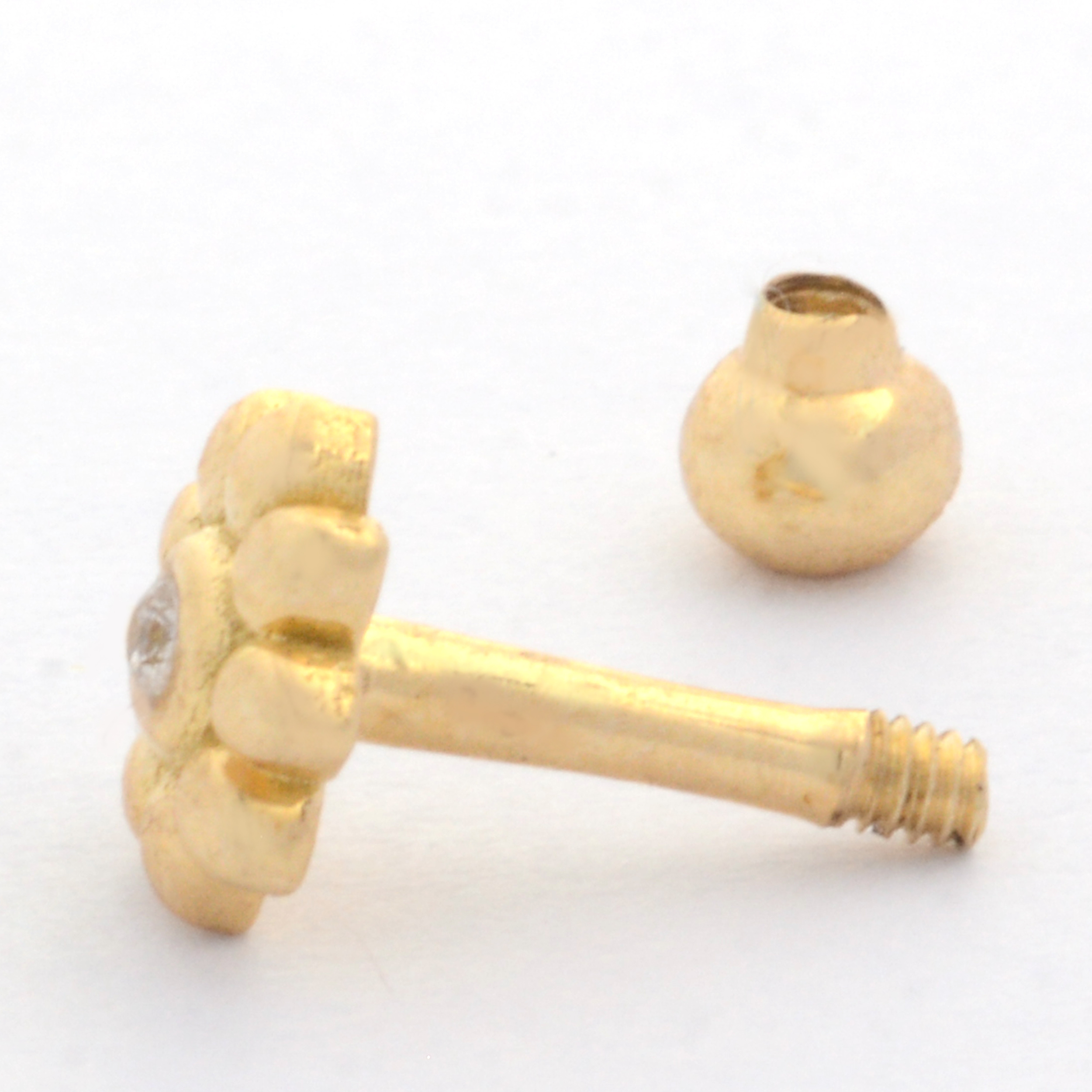 پیرسینگ طلا 18 عیار زنانه طلای مستجابی کد 8