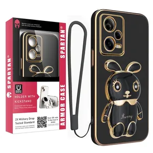  spartan Bunny Cover For Xiaomi Poco X5 5G with strap