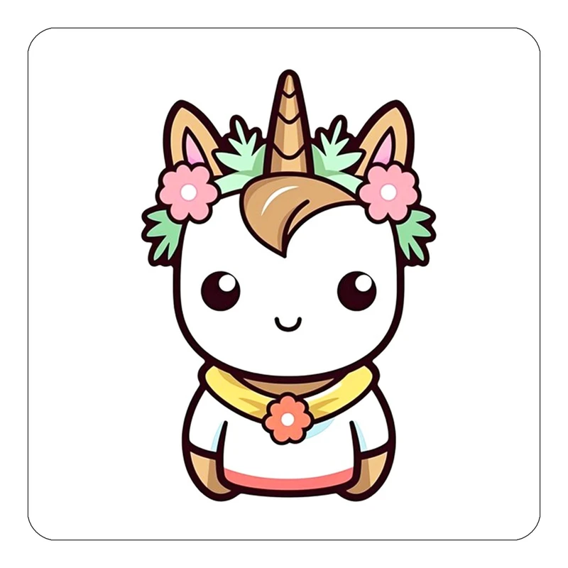 مگنت کاکتی طرح اسب تک شاخ و یونیکورن مدل mp31498